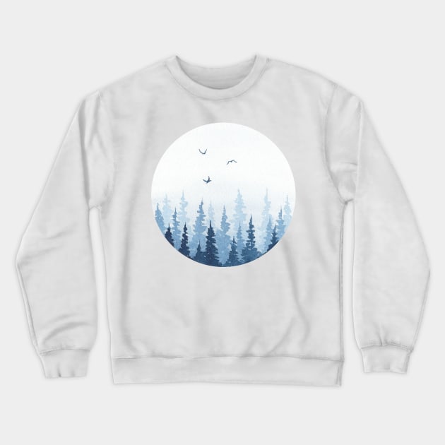 Forest Crewneck Sweatshirt by RosanneCreates